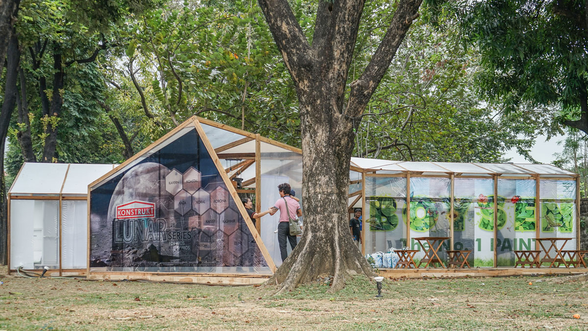 Front elevation of the Anthology Pavilion located in Fort Santiago, Intramuros