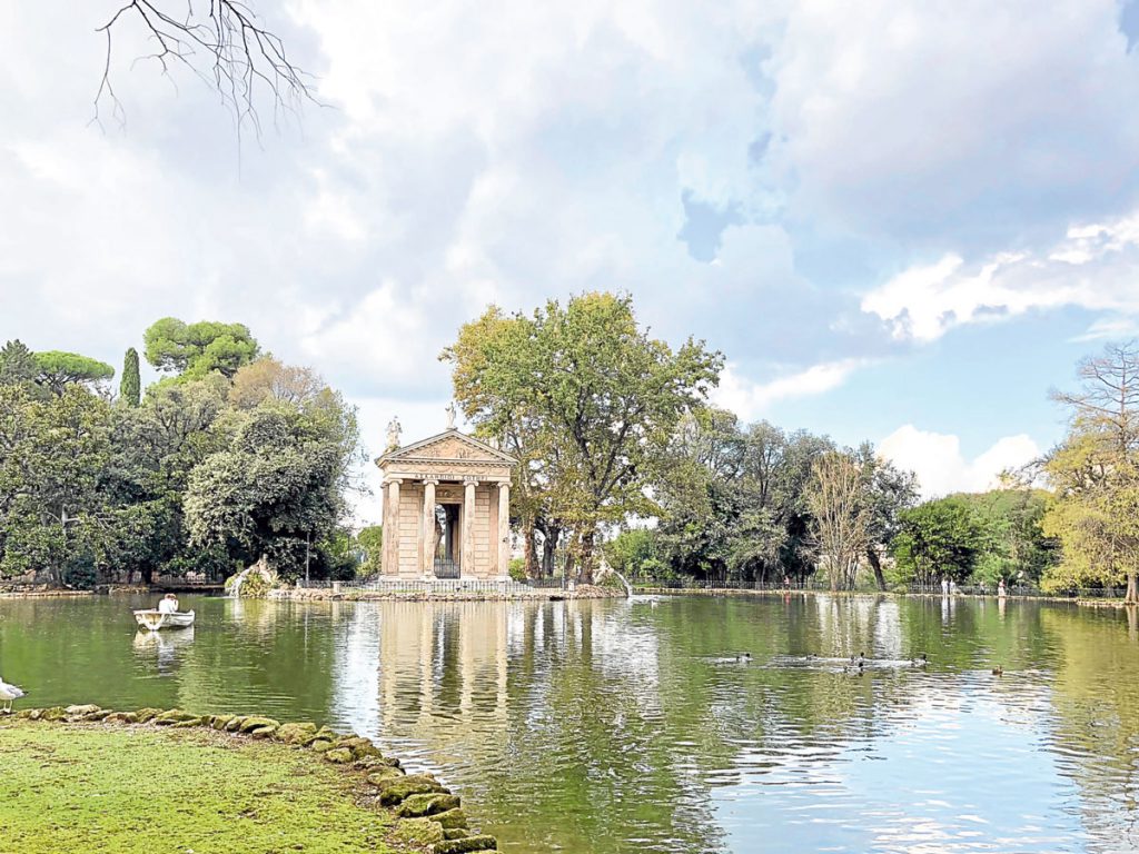 Villa Borghese Gardens in Rome. Gardens remain one of our most essential public amenities that give us access to nature.
