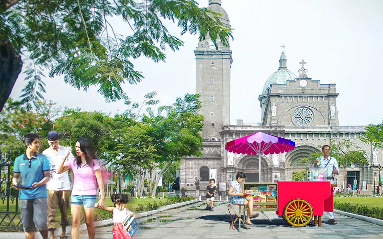 Serbetes inspired mobile library located in Intramuros