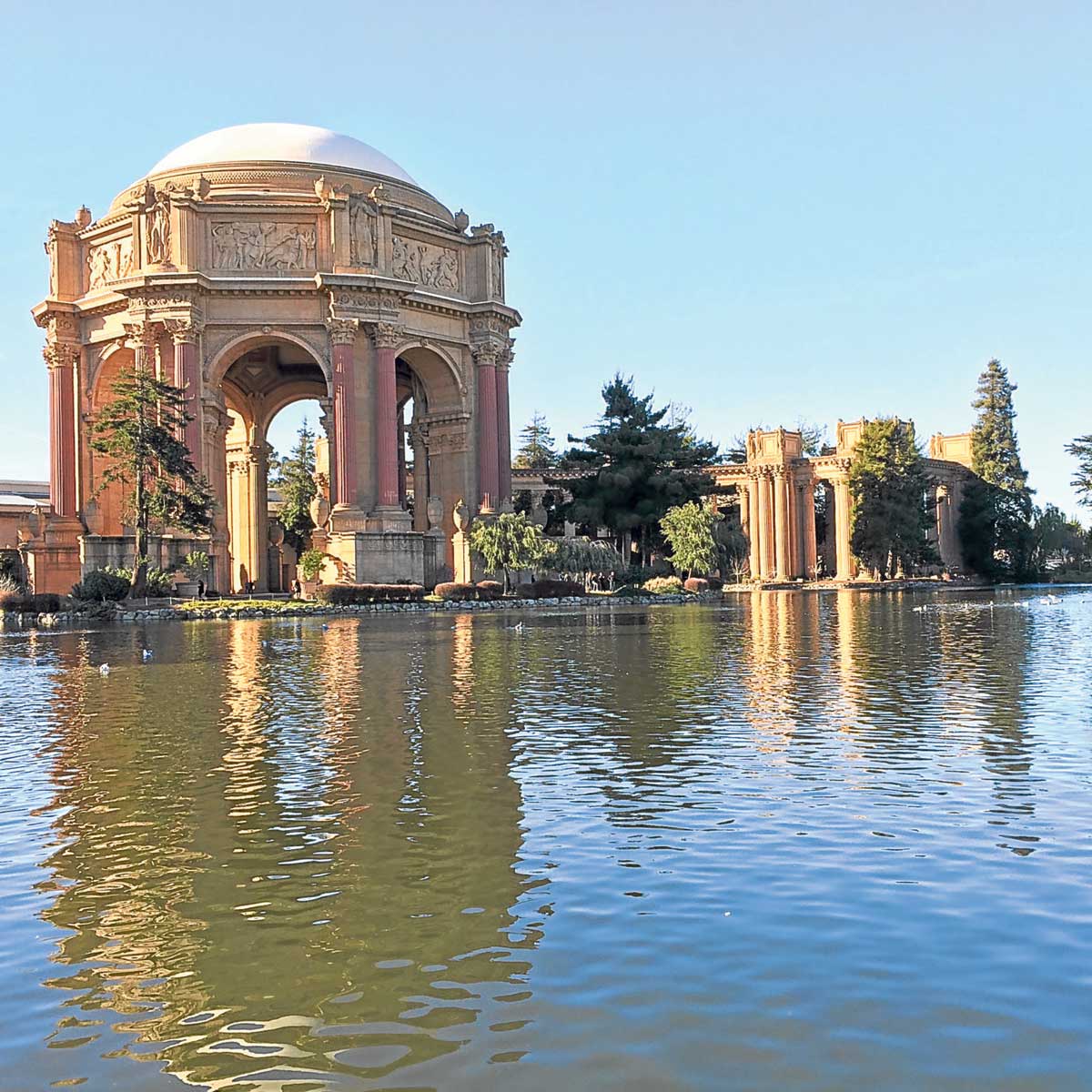 Beaux-Arts Architecture - Palace of Fine Arts in San Francisco