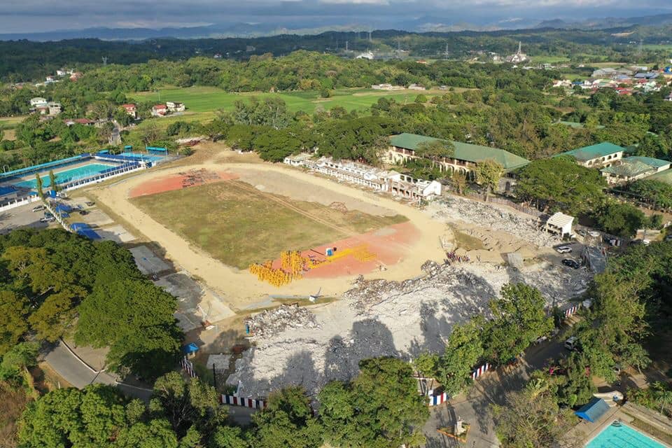 The Stadium of the North, under construction in Ilocos, Norte