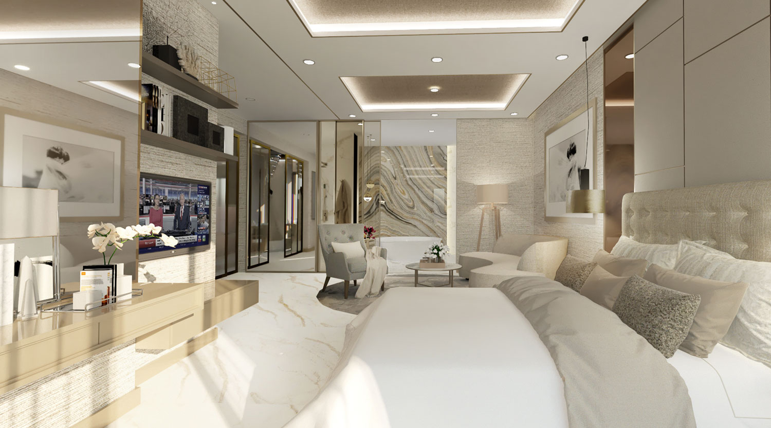 hotel bedroom design