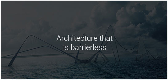 architecture is barrierless